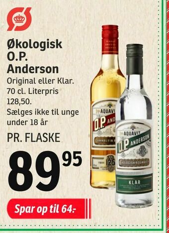 SPAR Økologisk O.P. Anderson tilbud