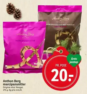 SPAR Anthon Berg marcipansnitter tilbud
