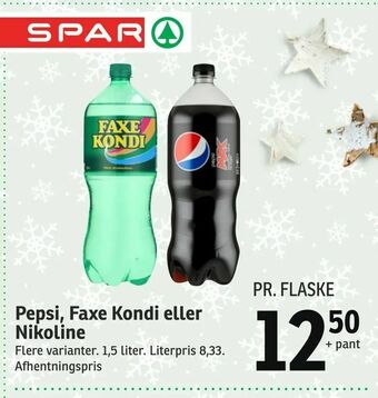 SPAR Pepsi, Faxe Kondi eller Nikoline tilbud