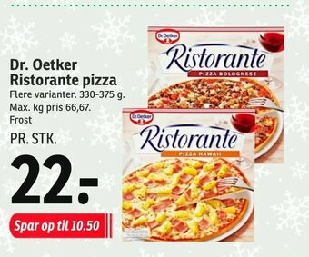 SPAR Dr. Oetker Ristorante pizza tilbud