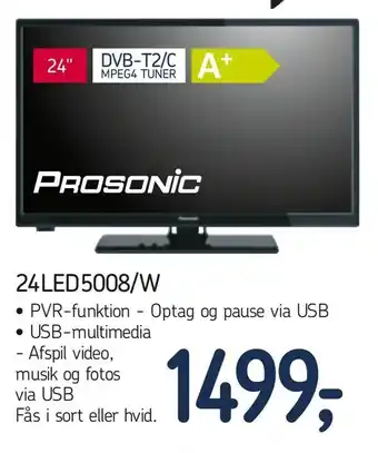 Føtex PROSONIC 4led5008/w tilbud