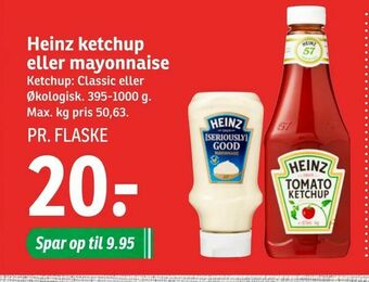 Heinz ketchup eller mayonnaise