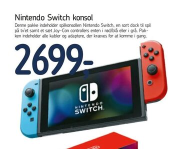 Føtex Nintendo Switch konsol tilbud