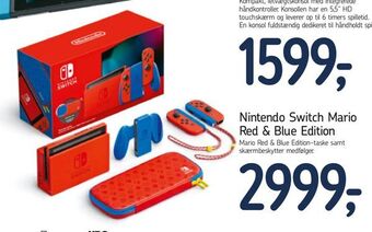 Føtex Nintendo Switch Mario Red & Blue Edition tilbud