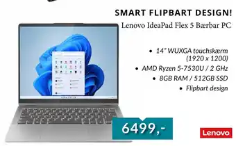 Tjdata Lenovo IdeaPad Flex 5 Bærbar PC tilbud