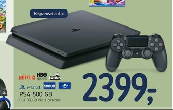 Føtex Ps4 500 gb tilbud