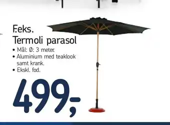 Føtex Termoli parasol tilbud
