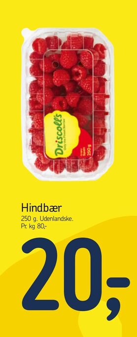 Føtex Hindbær tilbud