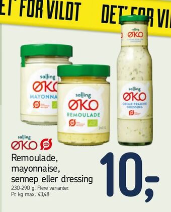 Føtex Remoulade, mayonnaise, sennep eller dressing tilbud