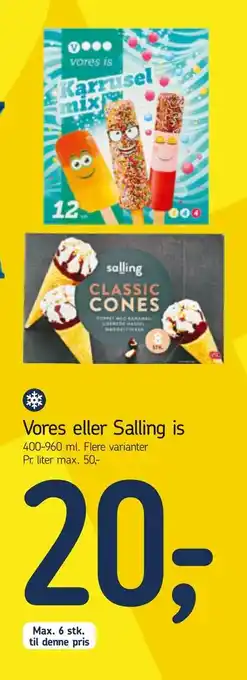 Føtex Vores eller Salling is tilbud