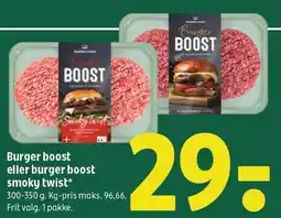 Coop 365 Burger boost eller burger boost smokey twist tilbud