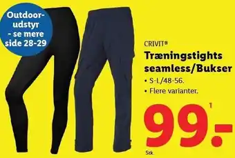 Lidl CRIVIT Træningstights seamless/Bukser tilbud