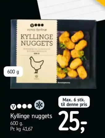 Føtex Kyllinge nuggets tilbud
