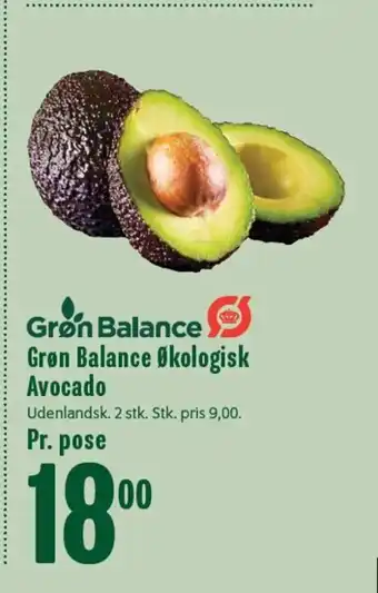 Min Købmand Grøn Balance Økologisk Avocado tilbud