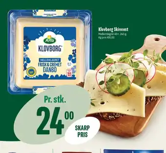 Min Købmand ARLA Klovborg Skiveost tilbud