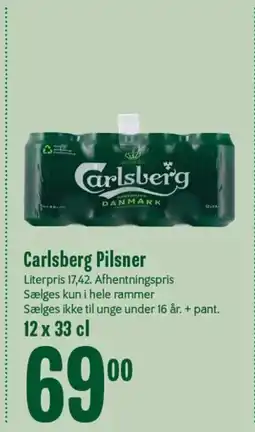 Min Købmand Carlsberg Pilsner tilbud