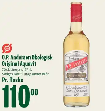 Min Købmand O.P. Anderson Økologisk Original Aquavit tilbud