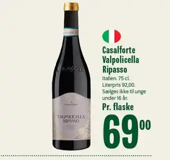 Min Købmand CASALFORTE Valpolicella Ripasso tilbud