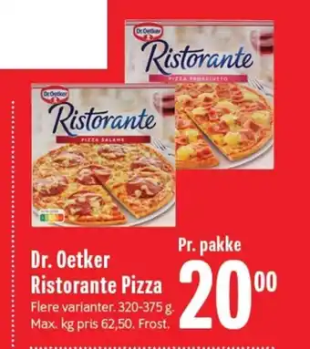 Min Købmand Dr. Oetker Ristorante Pizza tilbud