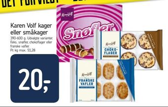 Føtex Karen Volf kager eller småkager tilbud