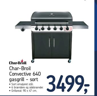 Føtex Char-Broil Convective 640 gasgrill - sort tilbud