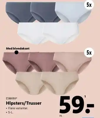 Lidl ESMARA® Hipsters/Trusser tilbud