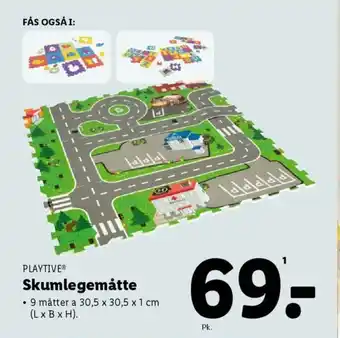 Lidl PLAYTIVE® Skumlegemåtte tilbud