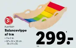 Lidl PLAYTIVE® Balancevippe af træ tilbud