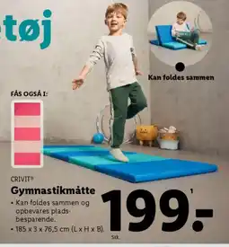 Lidl CRIVITⓇ Gymnastikmåtte tilbud