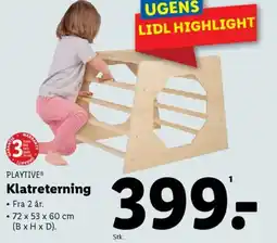 Lidl PLAYTIVE® Klatreterning tilbud