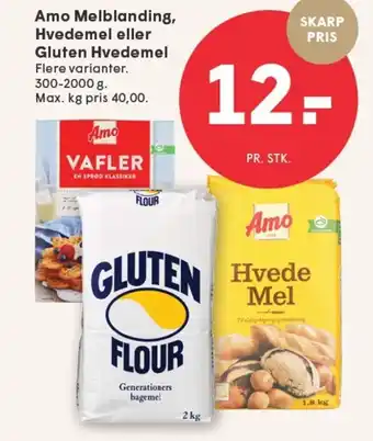 SPAR AMO Melblanding, Hvedemel eller Gluten Hvedemel tilbud