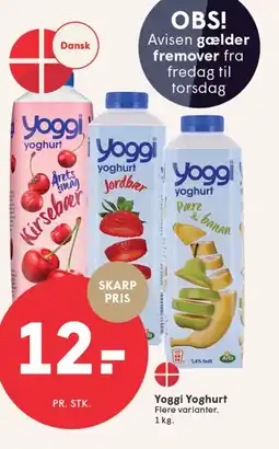 SPAR Yoggi Yoghurt tilbud