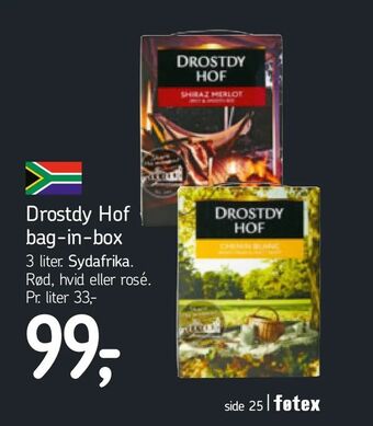 Føtex Drostdy Hof bag-in-box tilbud