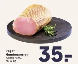 SPAR Røget Hamburgerryg tilbud