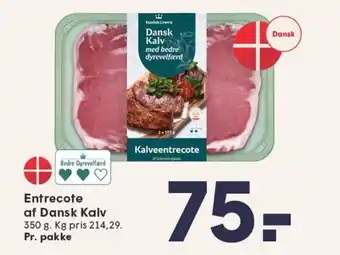 SPAR Entrecote af Dansk Kalv tilbud