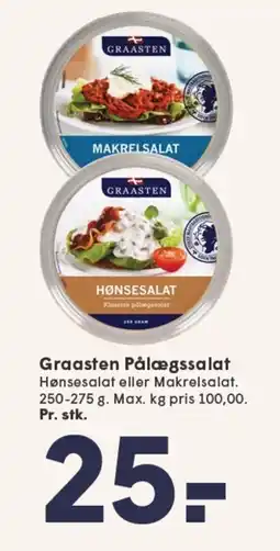 SPAR GRAASTEN Pålægssalat tilbud