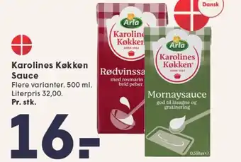 SPAR ARLA Karolines Køkken Sauce tilbud