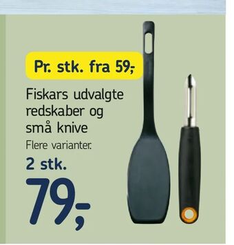 Føtex Fiskars udvalgte redskaber og små knive tilbud