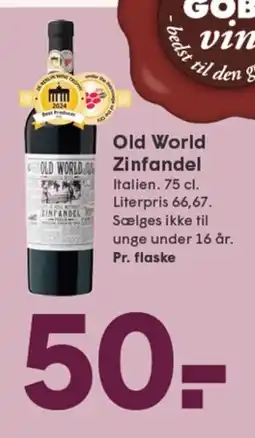 SPAR Old World Zinfandel tilbud