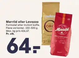 SPAR Merrild eller Lavazza tilbud