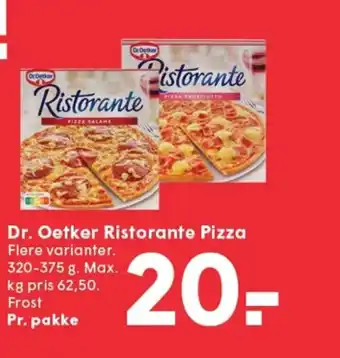 SPAR Dr. Oetker Ristorante Pizza tilbud