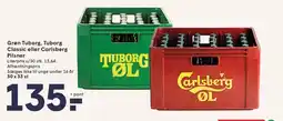 SPAR Grøn Tuborg, Tuborg Classic eller Carlsberg Pilsner tilbud