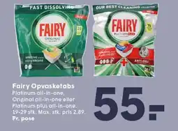 SPAR FAIRY Opvasketabs tilbud