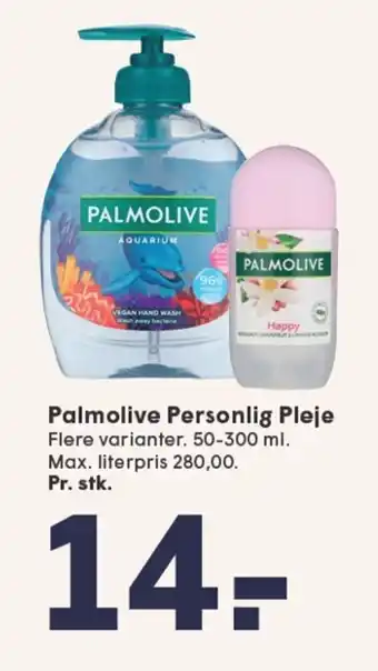 SPAR PALMOLIVE Personlig Pleje tilbud