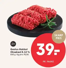 SPAR Gestus Hakket Oksekød 8-12 % tilbud