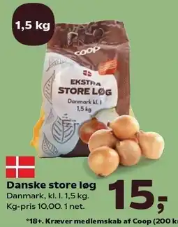 SuperBrugsen Danske store løg tilbud