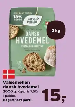 SuperBrugsen Valsemøllen dansk hvedemel tilbud