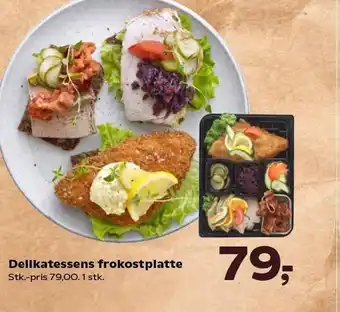 SuperBrugsen Delikatessens frokostplatte tilbud