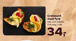 SuperBrugsen Croissant med fyld tilbud