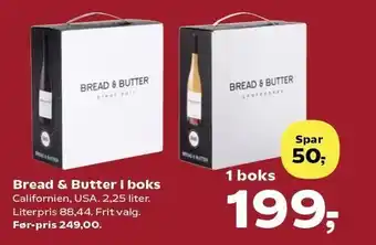 SuperBrugsen Bread & Butter i boks tilbud